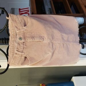 S John Galt/Brandy Melville Corduroy mini skirt.